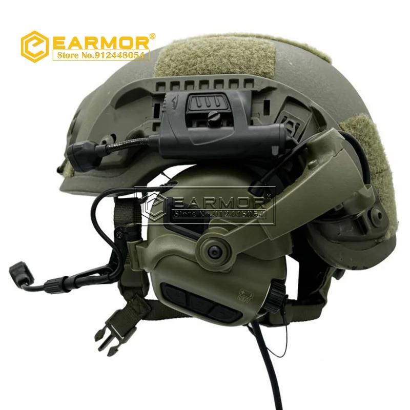 EARMOR M32X-Mark3 MilPro Military ǥ      Ⱦ  RAC Rails